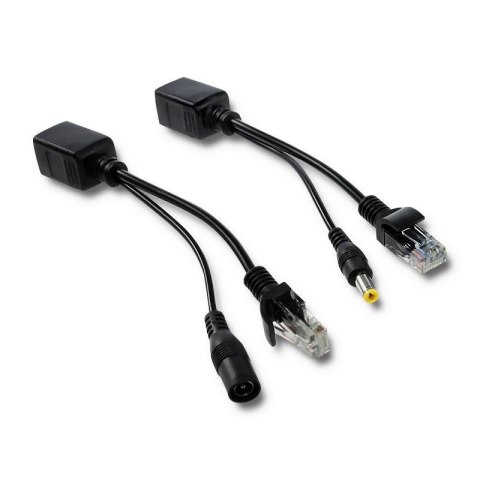Kabel adapter zasilania PoE Qoltec | LAN | RJ-45 Kabel adapter zasilania PoE Qoltec | LAN | RJ-45