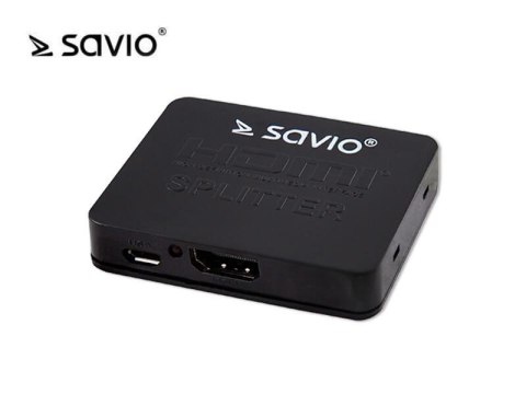 Splitter Savio CL-93 HDMI, 1x2 Full HD 4K