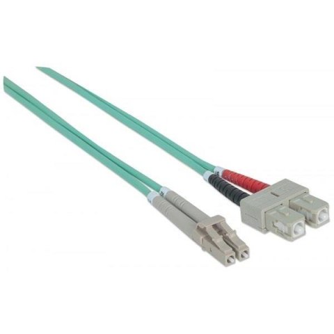 Światłowód krosowy TechlyPro LC-SC duplex 50/125 OM3, MM 5m Światłowód krosowy TechlyPro LC-SC duplex 50/125 OM3, MM 5m