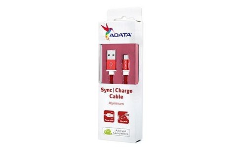 Kabel ADATA Micro USB - USB-A M/M 1m czerwony