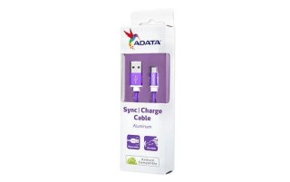 Kabel ADATA Micro USB - USB-A M/M 1m fioletowy