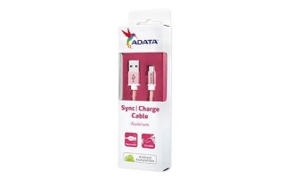 Kabel ADATA Micro USB - USB-A M/M 1m różowo-złoty