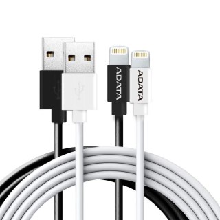 Kabel ADATA USB-A 2.0 - Lightning USB M/M 2m biały