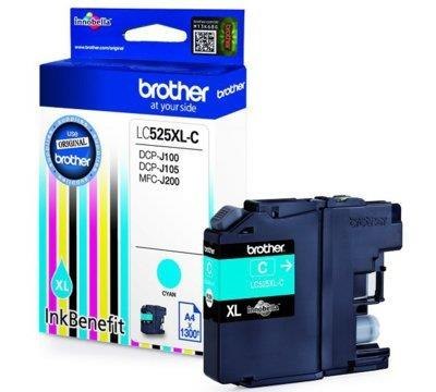 Tusz Brother 525XLC Cyan XL Tusz Brother 525XLC Cyan XL