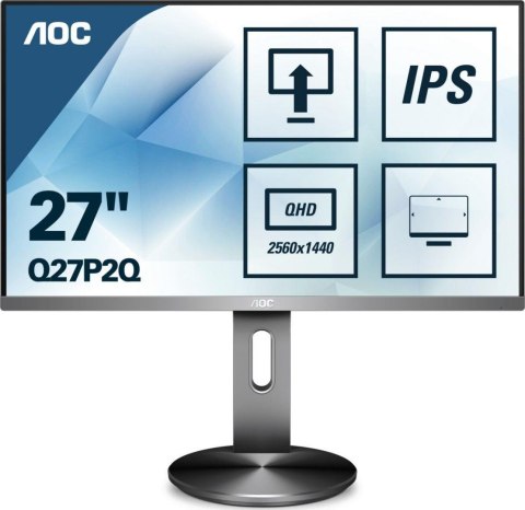 Monitor AOC 27" Q27P2Q VGA DVI HDMI DP 4xUSB 3.1 głośniki