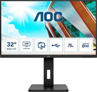 Monitor AOC 31,5" U32P2 2xHDMI DP 4xUSB 3.1 głośniki