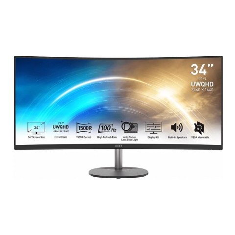 Monitor MSI 34" PRO MP341CQ