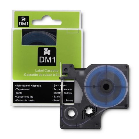Rurka termokurczliwa Qoltec do drukarek DYMO D1 / DM1 | 9mm*1.5m | Biała | Czarny nadruk Rurka termokurczliwa Qoltec do drukarek DYMO D1 / DM1 | 9mm*1.5m | Biała | Czarny nadruk