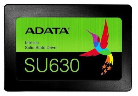 Dysk SSD ADATA Ultimate SU630 240GB 2,5" SATA3 (520/450 MB/s) 7mm, 3D QLC / Black Retail