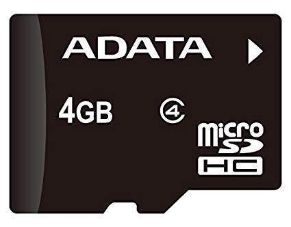 Karta pamięci ADATA microSDHC Class 4 4GB UHS-I + adapter