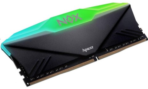Pamięć DDR4 Apacer NOX RGB 8GB (1x8GB) 3200MHz CL16 1,35V Pamięć DDR4 Apacer NOX RGB 8GB (1x8GB) 3200MHz CL16 1,35V