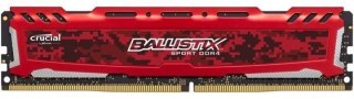 Pamięć DDR4 Crucial Ballistix Sport LT 16GB (1x16GB) 2400MHz CL16 DRx8 1,2V