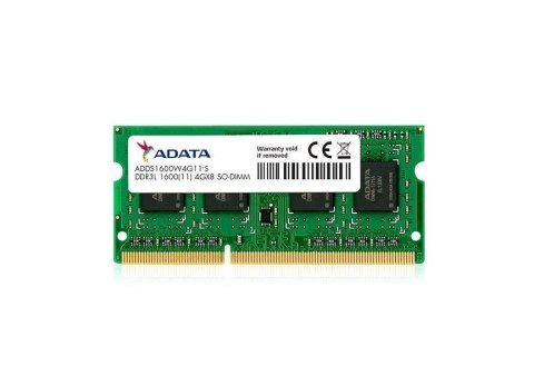 Pamięć SODIMM ADATA DDR3L 4GB (1x4GB) 1600MHz CL11 1,35V