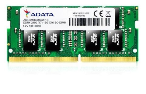 Pamięć SODIMM DDR4 ADATA Premier 8GB (1x8GB) 2400MHz CL17 1,2V Bulk