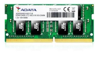 Pamięć SODIMM DDR4 ADATA Premier 8GB (1x8GB) 2400MHz CL17 1,2V Single