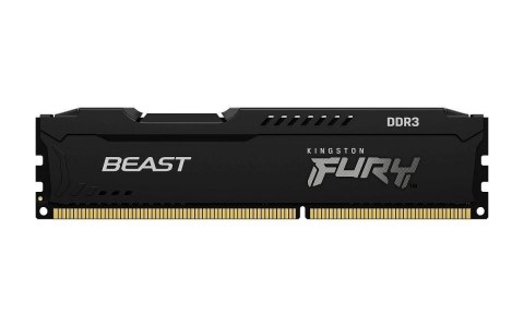 Pamięć DDR3 Kingston Fury Beast 8GB (1x8GB) 1600MHz CL10 1,5V czarna