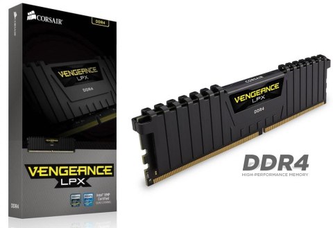 Pamięć DDR4 Corsair Vengeance LPX 8GB (1x8GB) 2400MHz XMP 2.0 CL14 1,2V Black