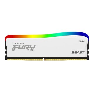 Pamięć DDR4 Kingston Fury Beast RGB SE 16GB (1x16GB) 3600MHz CL18 1,35V Biały