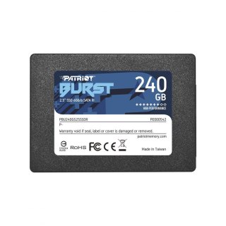 Dysk SSD Patriot Burst 240GB SATA3 2,5" (555/500 MB/s) 7mm, TLC