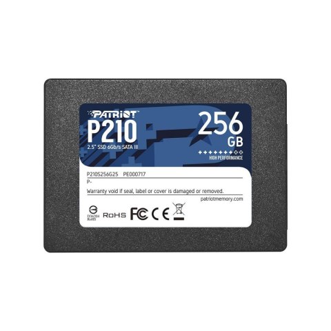 Dysk SSD Patriot P210 256GB 2.5" SATA3 (500/400 MB/s) 7mm