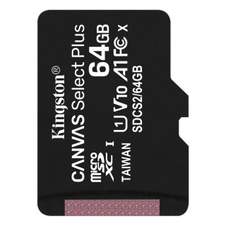 Karta pamięci Kingston microSD Canvas Select Plus 64GB Class 10 UHS-I U1 V10