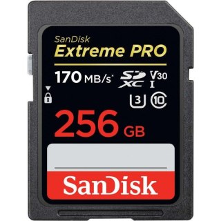 Karta pamięci SDXC SanDisk EXTREME PRO 256GB 170/90 MB/s V30 UHS-I U3