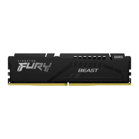 Pamięć DDR5 Kingston Fury Beast 16GB (1x16GB) 5600MHz CL40 1,25V Czarna