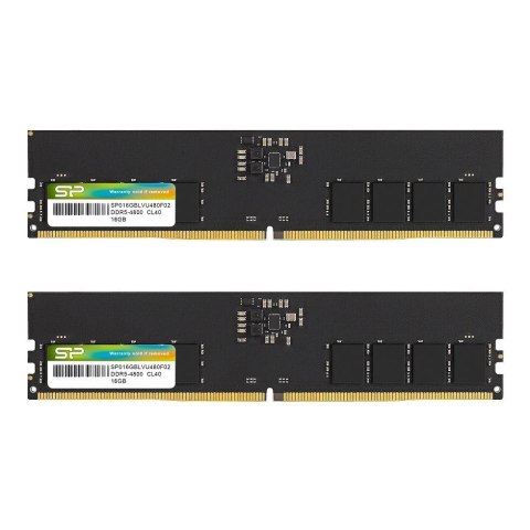 Pamięć DDR5 Silicon Power 32GB (2x16GB) 4800 MHz CL40 1,1V Pamięć DDR5 Silicon Power 32GB (2x16GB) 4800 MHz CL40 1,1V