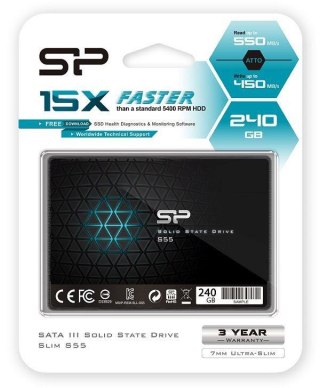 Dysk SSD Silicon Power S55 240GB 2.5" SATA3 (550/450) 7mm