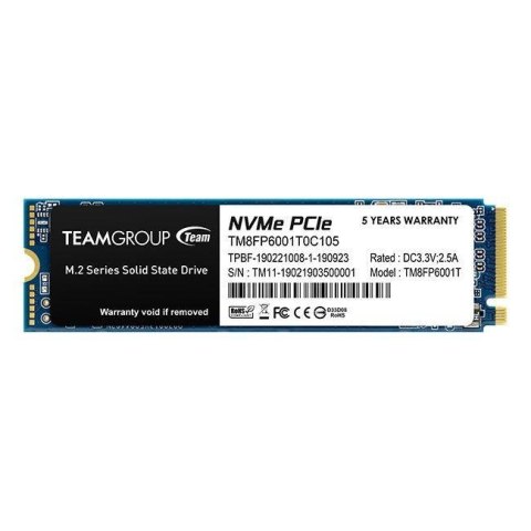 Dysk SSD Team Group MP33 1TB M.2 2280 PCIe NVMe (1800/1500)