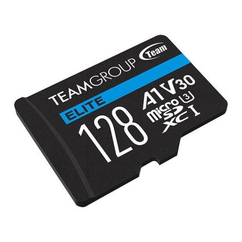 Karta pamięci MicroSDXC Team Group 128GB UHS-I U3 V30 A1 90/45 MB/s Karta pamięci MicroSDXC Team Group 128GB UHS-I U3 V30 A1 90/45 MB/s