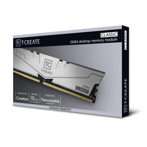 Pamięć DDR4 Team Group T-Create Classic 16GB (2x8GB) 3200MHz CL22 1,2V Gray