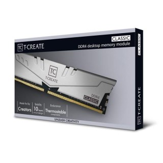 Pamięć DDR4 Team Group T-Create Classic 32GB (2x16GB) 3200MHz CL22 1,2V Gray