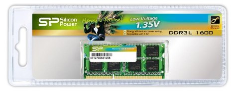 Pamięć SODIMM DDR3L Silicon Power 4GB (1x4GB) 1600MHz CL11 1,35V 512x8