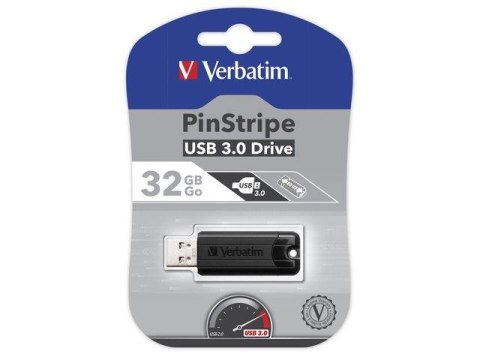 Pendrive Verbatim 32GB PinStripe USB 3.0 Pendrive Verbatim 32GB PinStripe USB 3.0