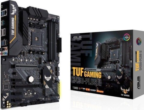 Płyta Asus TUF GAMING B450-PLUS II /AMD B450/SATA3/M.2/USB3.1/PCIe3.0/AM4/ATX