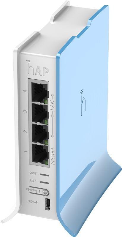 Access Point MikroTik hAP lite (650MHz CPU) 32MB RAM, 4x LAN, 2.4GHz 802.11b/g/n, RouterOS L4