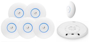 Access Point UBIQUITI UniFi UAP-AC-PRO AP AC1300 5GHz, N450 2,4GHz 122m 2x1GbE LAN 5-pack