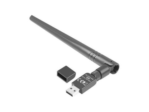 Karta sieciowa bezprzewodowa Lanberg USB N300 1 wewn. antena + 1 zewn. antena