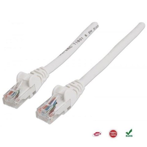 PatchCord 100% miedź Intellinet Cat.6 UTP, 5m, biały PatchCord 100% miedź Intellinet Cat.6 UTP, 5m, biały