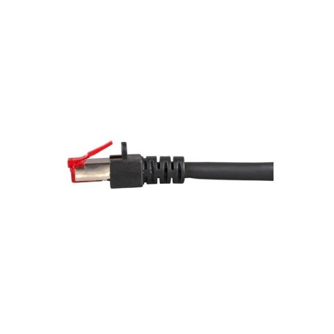 Patchcord 100% miedź EFB Cat.6 LSZH S/FTP, 1m, czarny