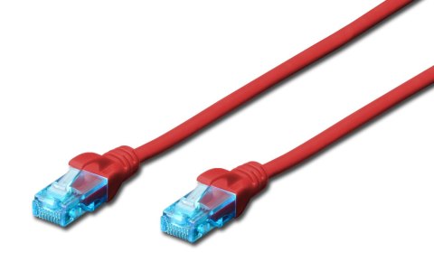 Patchcord DIGITUS UTP kat. 5e 30m PVC czerwony Patchcord DIGITUS UTP kat. 5e 30m PVC czerwony