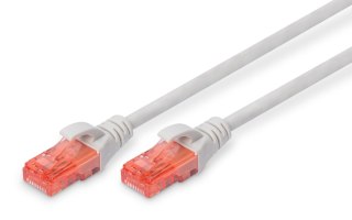 Patchcord DIGITUS UTP kat. 6 10m PVC szary