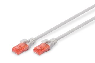 Patchcord DIGITUS UTP kat. 6 3m PVC szary