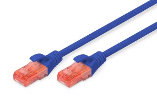 Patchcord DIGITUS UTP kat. 6 5m PVC niebieski