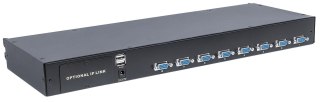 Przełącznik KVM Intellinet 8-portowy VGA/USB/PS2, modułowy