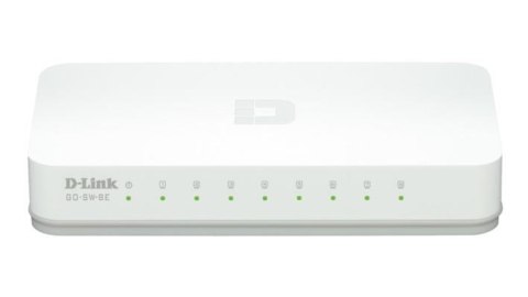 Switch niezarządzalny D-Link 8-portowy GO-SW-8E