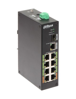 Switch niezarządzalny Dahua LR2110-8ET-120 8x10/100M PoE 2x1G