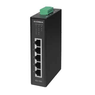 Switch niezarządzalny Edimax IGS-1005 5x10/100/1000 przemysłowy DIN Rail