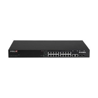 Switch zarządzalny Edimax GS-5216PLC 16-port gigabit PoE+ Web Smart z 2xgigabit Combo RJ45/SFP